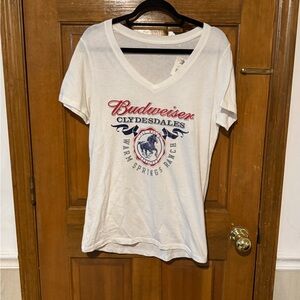Budweiser Clydesdales Warm Springs Ranch Crew Neck Tee